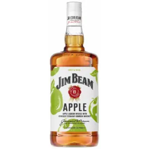 Jim Beam Apple Flavored Bourbon Whiskey – 1.75 L
