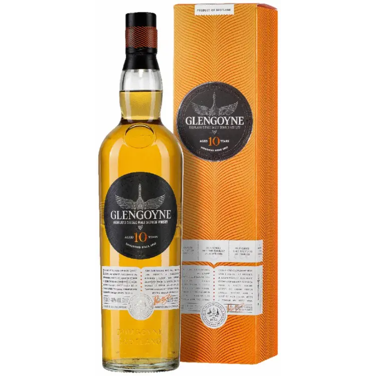Glengoyne 10 Year Single Malt Scotch Whisky – 750 ml