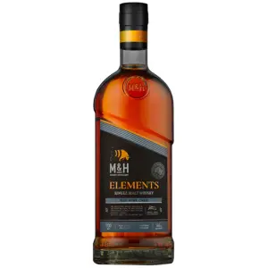 M&H Elements Red Wine Cask Single Malt Whisky – 750 ml