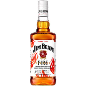 Jim Beam Kentucky Fire Cinnamon Flavored Bourbon Whiskey – 750 ml