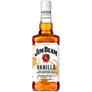 Jim Beam Vanilla Flavored Bourbon Whiskey – 1.75 L