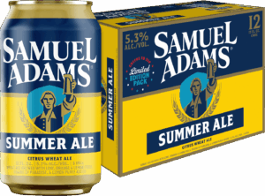 SAMUEL ADAMS SUMMER ALE SEASONAL BEER