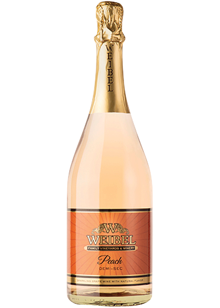 WEIBEL PEACH SPARKLING WINE