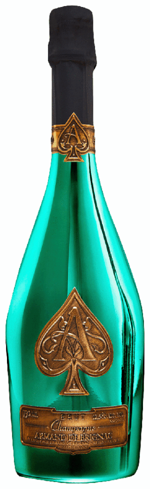 ARMAND DE BRIGNAC GREEN ACE OF SPADES BRUT CHAMPAGNE