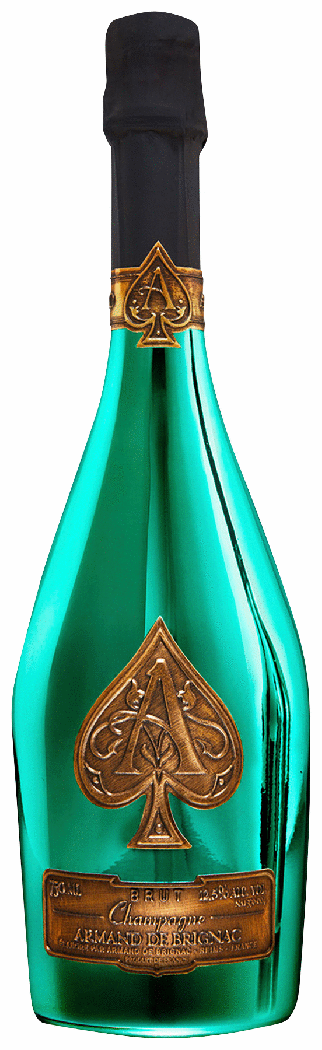 ARMAND DE BRIGNAC GREEN ACE OF SPADES BRUT CHAMPAGNE