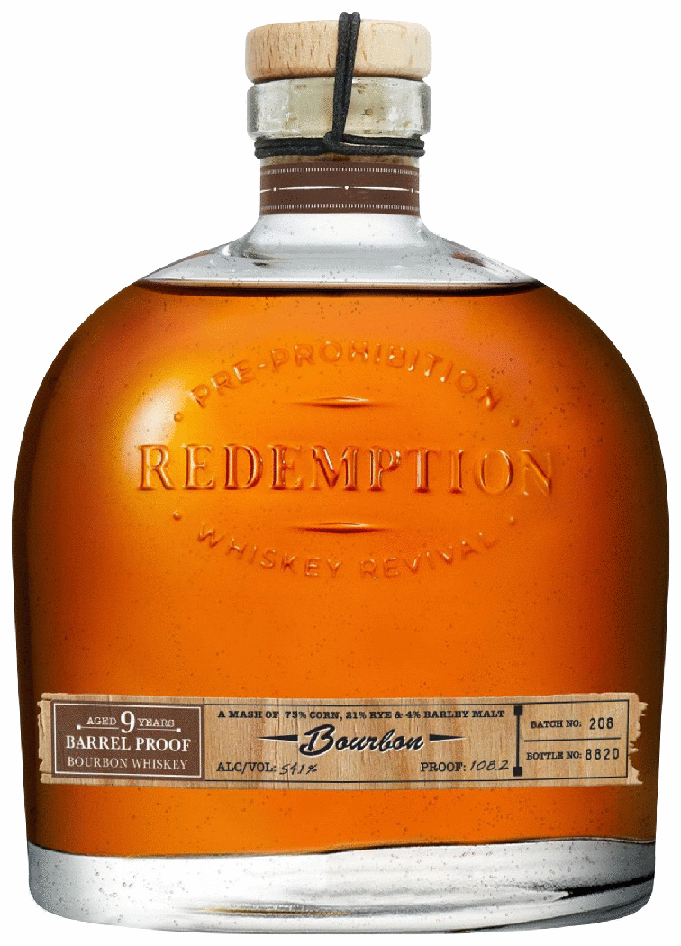 REDEMPTION BOURBON 9 YEAR BARREL PROOF