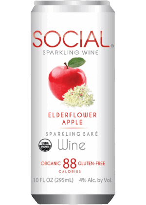 SOCIAL ELDERFLOWER APPLE SPARKLING