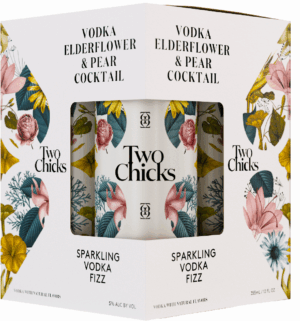 TWO CHICKS SPARKLING VODKA FIZZ