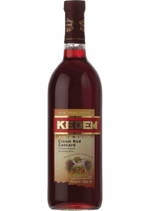 KEDEM CREAM RED CONCORD WINE