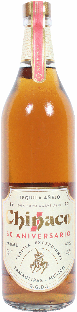 CHINACO ANEJO TEQUILA 50TH ANNIVERSARY