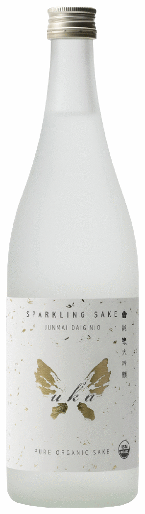 UKA SPARKLING SAKE ORGANIC JUNMAI DAIGINJO