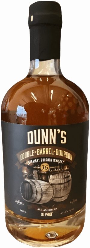DUNN'S DOUBLE BARREL BOURBON STRAIGHT BOURBON WHISKEY