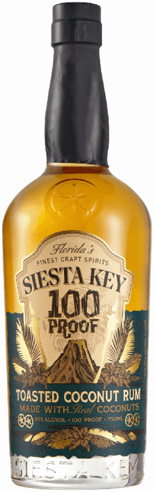 SIESTA KEY TOASTED COCONUT 100 PROOF RUM