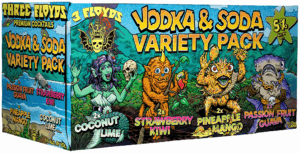 THREE FLOYDS VODKA SODA VARIETY PACK