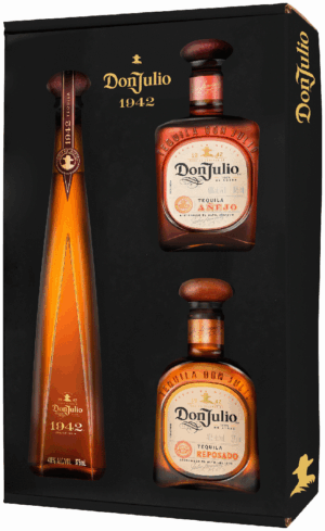 DON JULIO 1942 WITH REPOSADO & ANEJO GIFT PACK 3-375ML