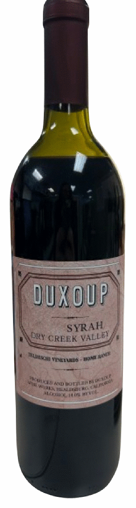 DUXOUP WINE WORKS SYRAH DRY CREEK