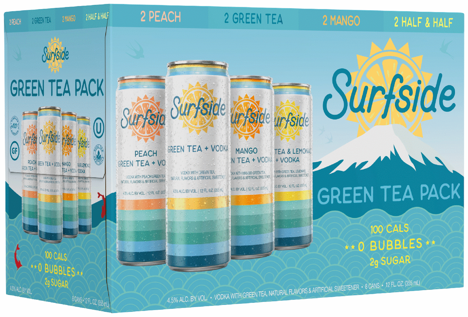 SURFSIDE GREEN TEA & VODKA VARIETY