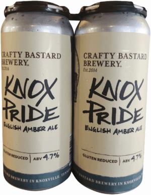 CRAFTY BASTARD KNOXVILLE PRIDE PUB ALE