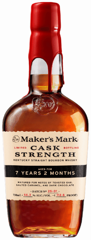 MAKER'S MARK CASK STRENGTH 7 YEAR OLD BOURBON WHISKY