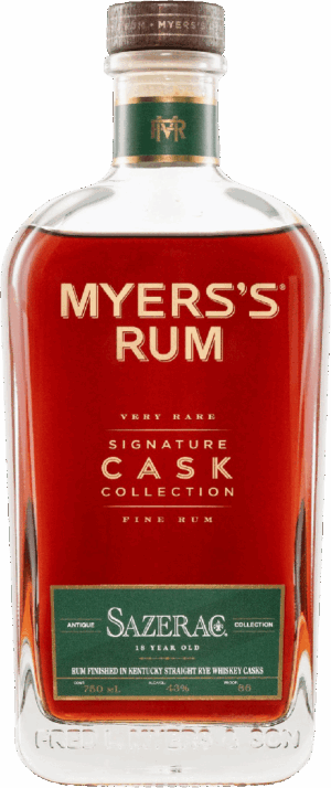 MYERS'S SAZERAC RYE 18 YEAR OLD BARREL FINISHED RUM