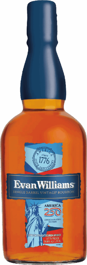 EVAN WILLIAMS AMERICA 250TH EDITION SINGLE BARREL BOURBON