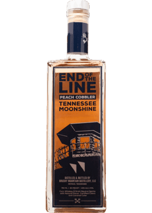 END OF THE LINE PEACH COBBLER