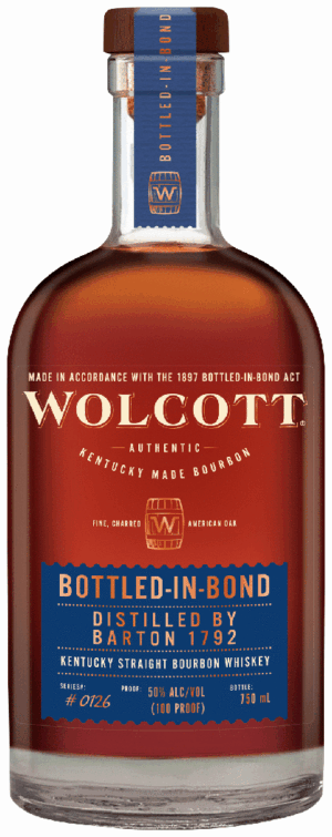 WOLCOTT BOTTLED IN BOND KENTUCKY STRAIGHT BOURBON