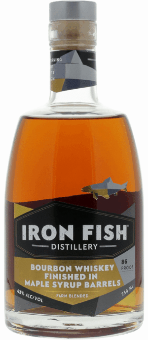 IRON FISH MAPLE CASK FINISH BARREL STRENGTH BOURBON