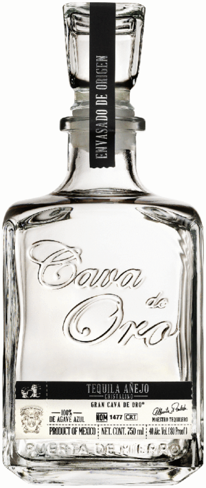 CAVA DE ORO ANEJO CRISTALINO TEQUILA
