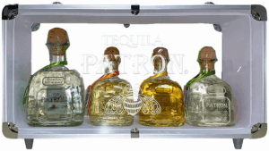 PATRON SILVER WITH THREE 375MLS GIFT