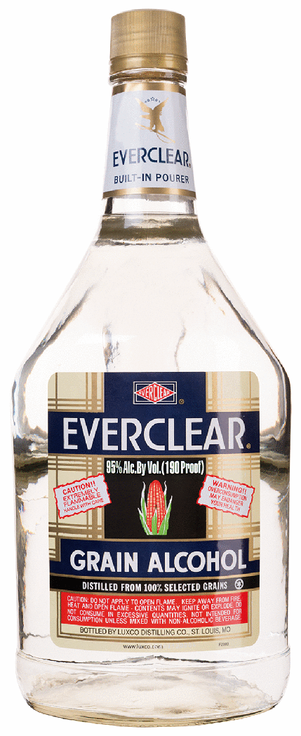 EVERCLEAR GRAIN ALCOHOL 190