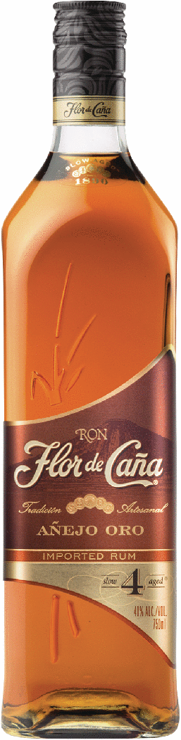 FLOR DE CANA 4 YEAR RUM ANEJO ORO