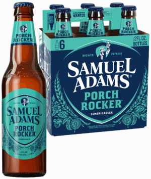 SAMUEL ADAMS PORCH ROCKER LEMON RADLER SEASONAL BEER