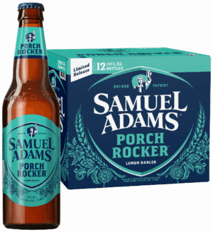 SAMUEL ADAMS PORCH ROCKER LEMON RADLER SEASONAL BEER
