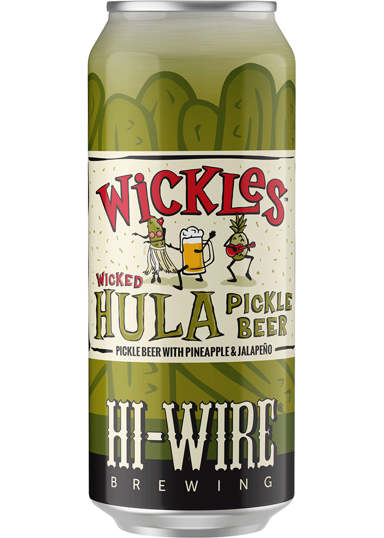 HI WIRE WICKLES HULA PICKLE BEER