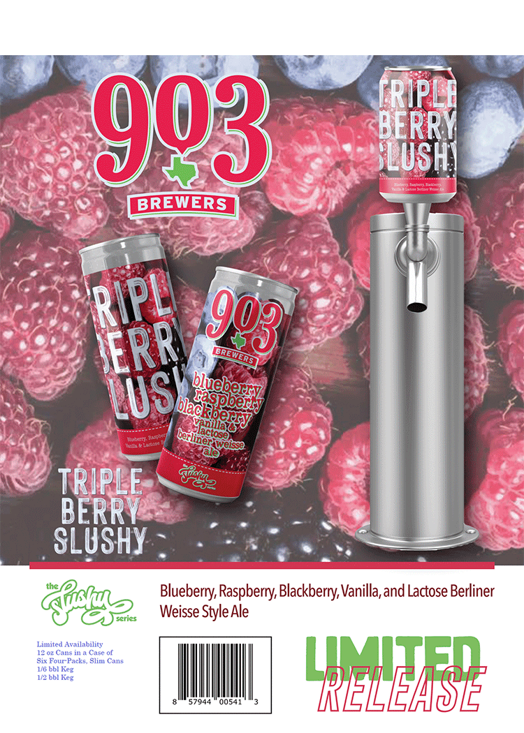 903 BREWERS TRIPLE BERRY SLUSHY