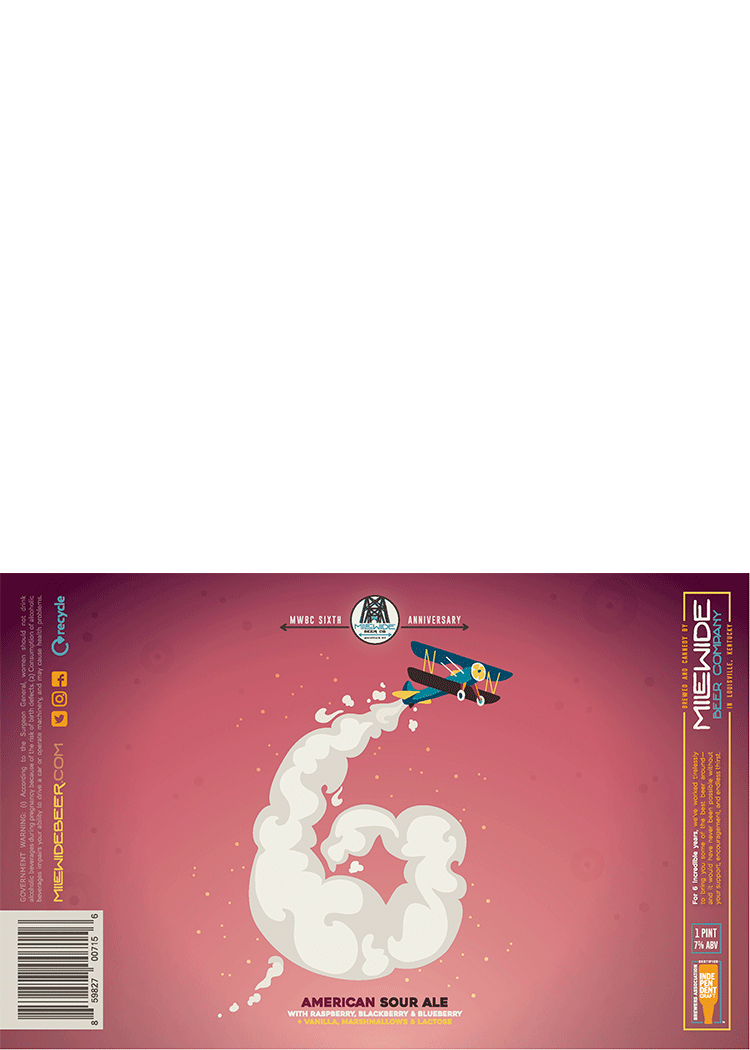 MILE WIDE 6TH ANNIVESARY SOUR ALE