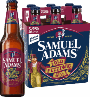 SAMUEL ADAMS OLD FEZZIWIG ALE SEASONAL BEER