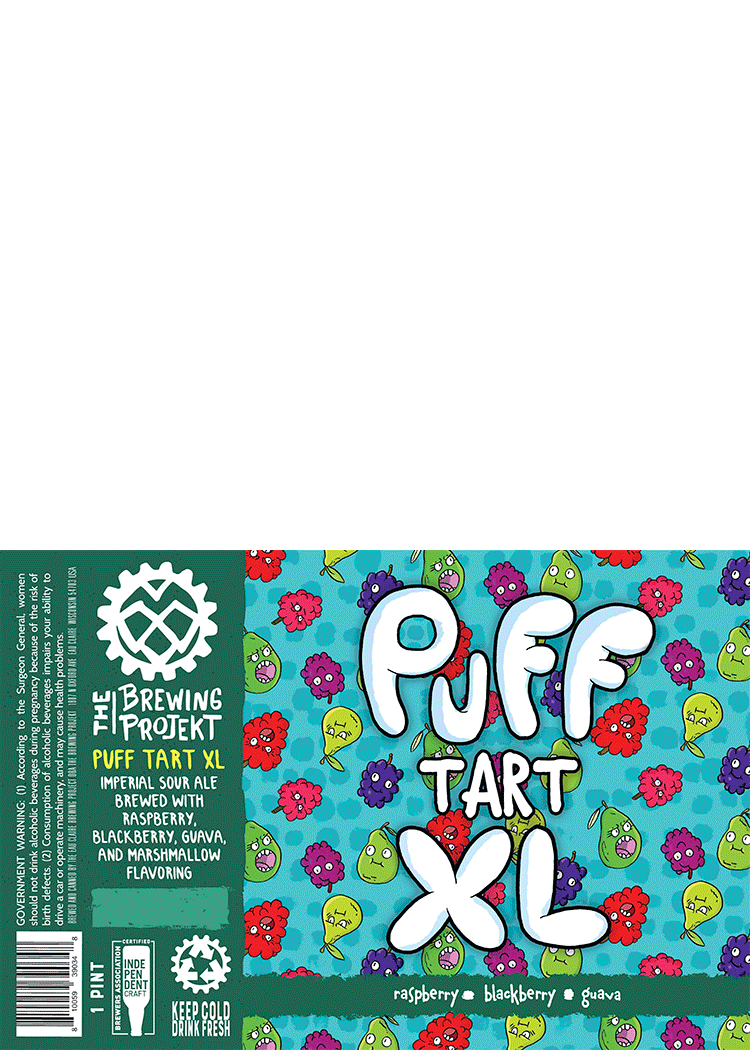 THE BREWING PROJEKT PUFF XL RASPBERRY BLACKBERRY GUAVA