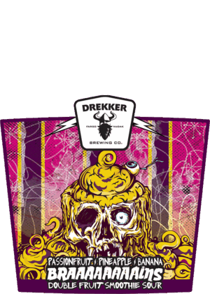 DREKKER BRAINS PASSIONFRUIT PINEAPPLE BANANA