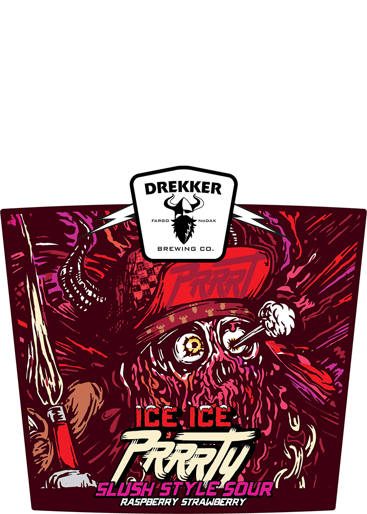DREKKER ICE ICE PRRRTY: STRAWBERRY RASPBERRY