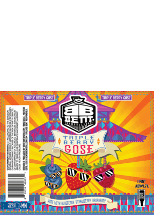 BENT BREWSTILLERY TRIPLE BERRY GOSE