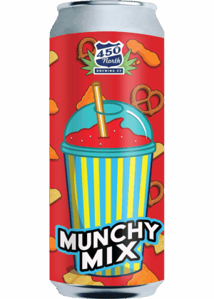 450 NORTH SUPERSIZE MUNCHY MIX - TRIPLE BERRY CHEESECAKE
