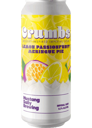 MUSTANG SALLY CRUMBS IMPERIAL SOUR LEMON PASSIONFRUIT MERINGUE PIE