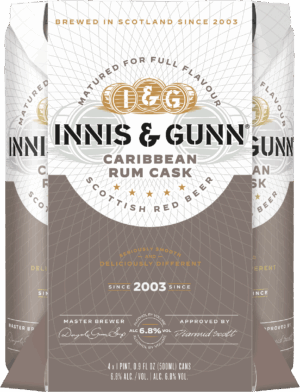 INNIS & GUNN CARIBBEAN RUM CASK SCOTTISH RED BEER