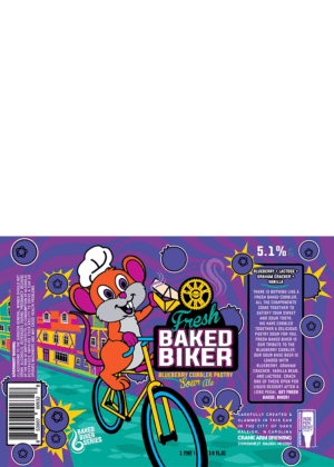 CRANK ARM FRESH BAKED BIKER BLUEBERRY COBBLER