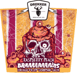 DREKKER BRAINS RASPBERRY PEACH