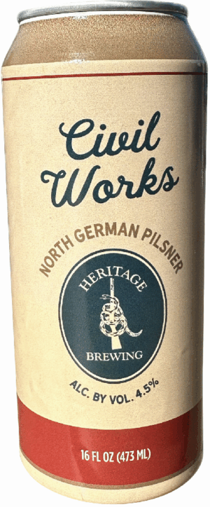 HERITAGE BREWING CIVIL WORKS NORTH GERMAN PILSNER