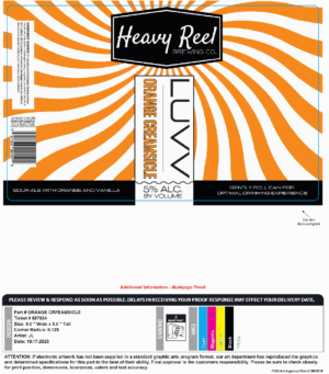HEAVY REEL LUVV ORANGE CREAMSICLE