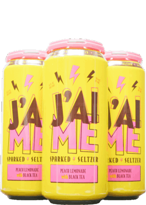FORGOTTEN BOARDWALK J'AIME SPARKED SELTZER - PEACH LEMONADE